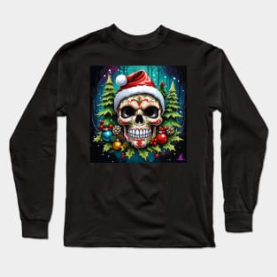 SANTA SKULL Long Sleeve T-Shirt